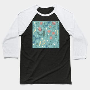 Flowers Baseball T-Shirt